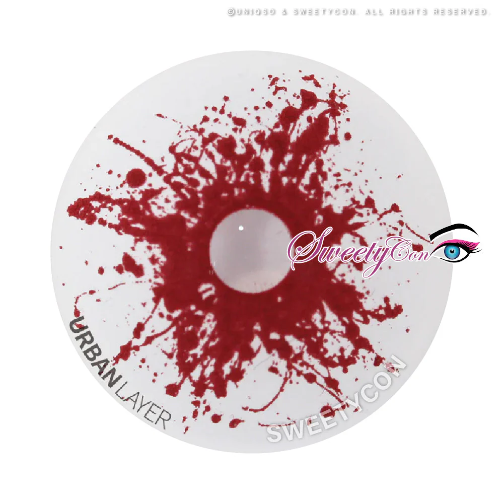 Sweety Mini Sclera Red Splash (1 lens/pack) - Image 6