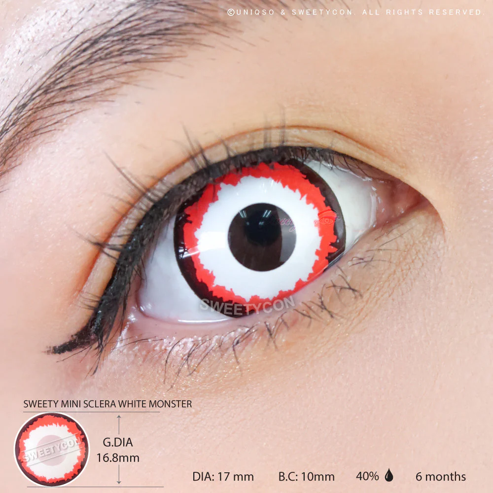 Sweety Mini Sclera White Monster (1 lens/pack) - Image 2