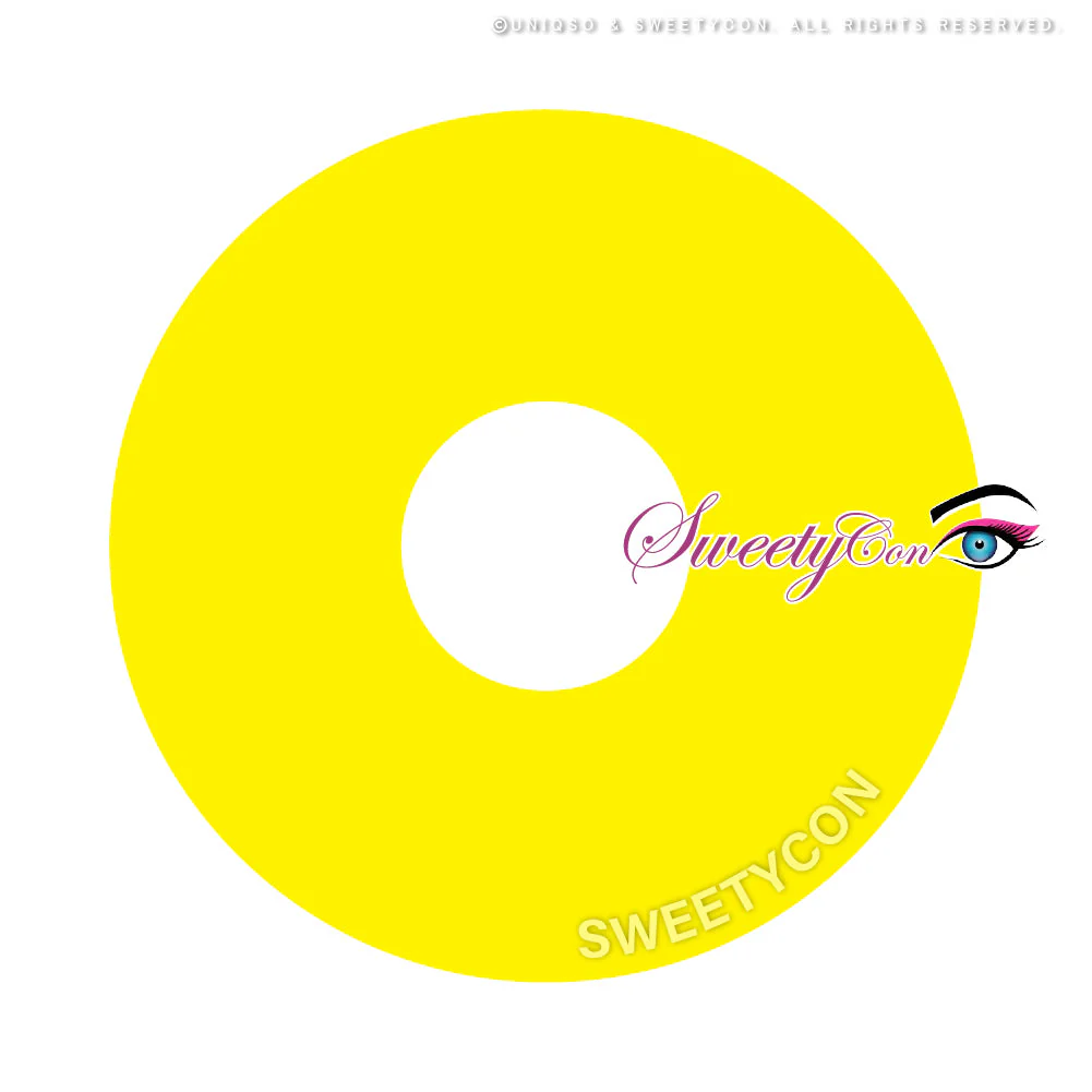 Sweety Mini Sclera Yellow (1 lens/pack) - Image 6