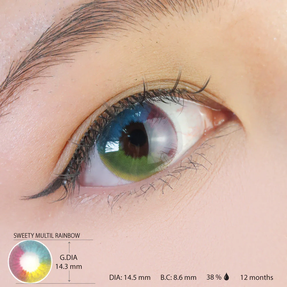 Sweety Multil Rainbow (1 lens/pack) - Image 3