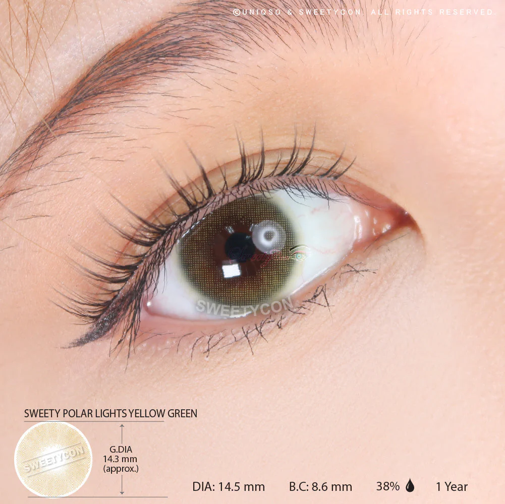 Sweety Polar Lights Yellow Green (1 lens/pack) - Image 3