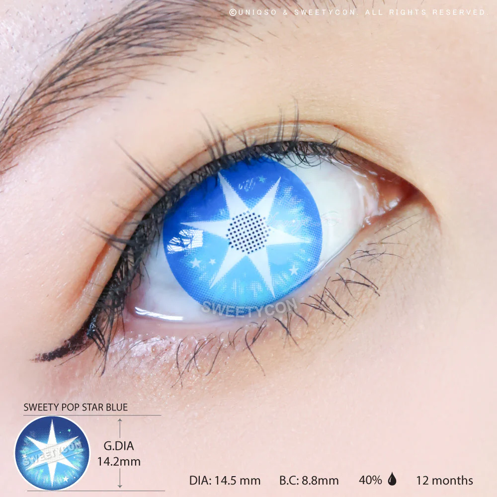 Sweety Pop Star Blue (1 lens/pack) - Image 2