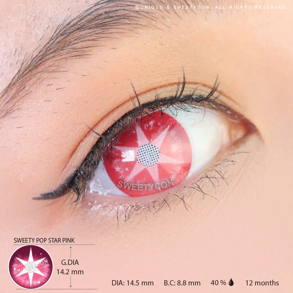 Sweety Pop Star Pink (1 lens/pack) - Image 3