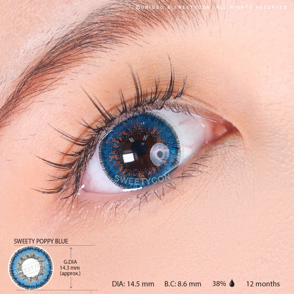 Sweety Poppy Blue (1 lens/pack) - Image 3