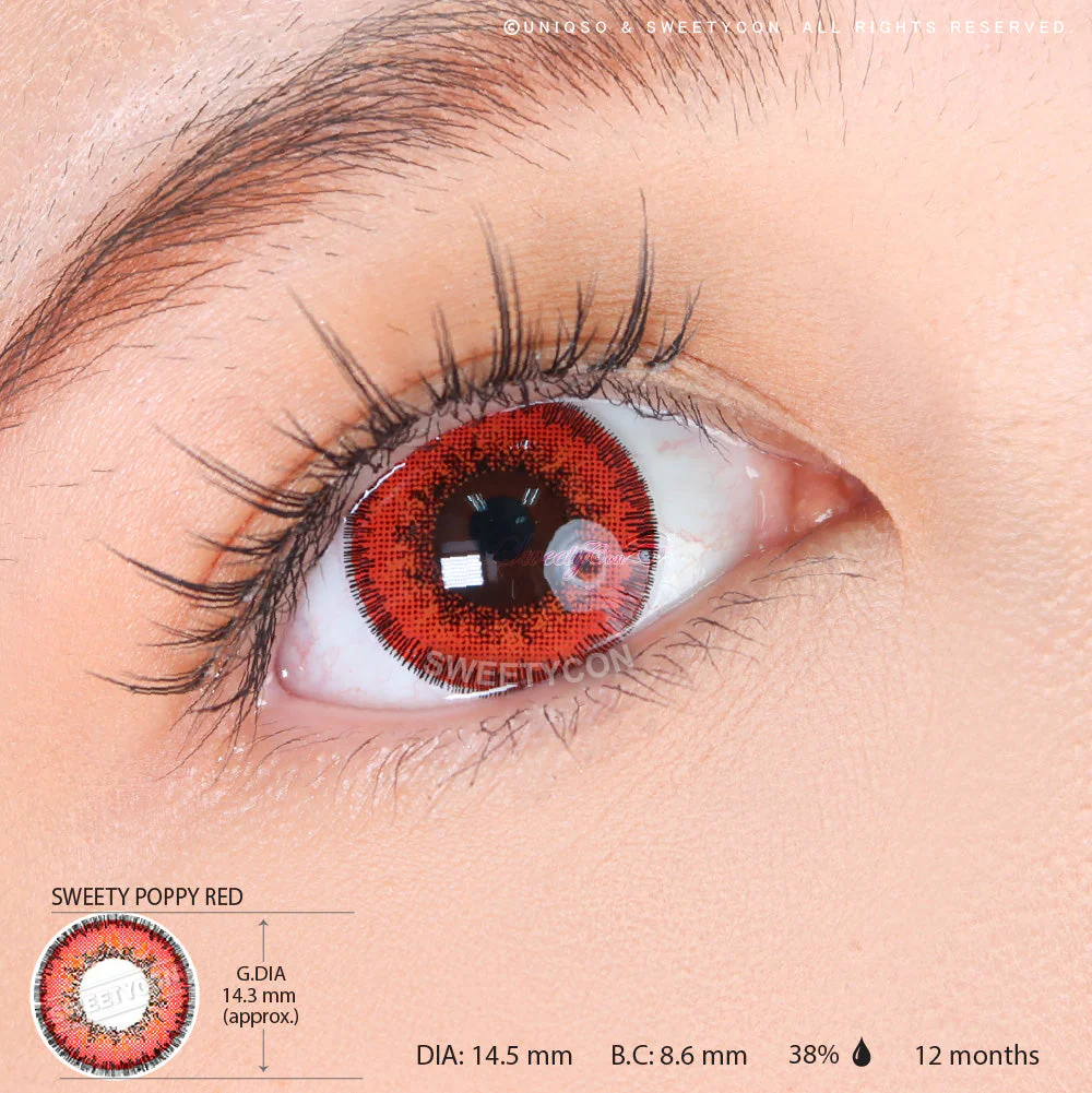 Sweety Poppy Red (1 lens/pack) - Image 3