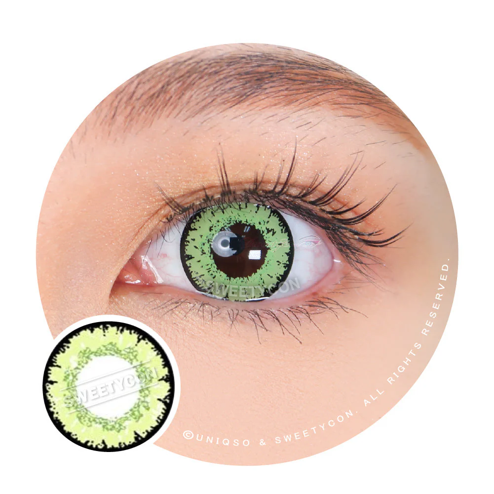 Sweety Queen Yellow Green (1 lens/pack)