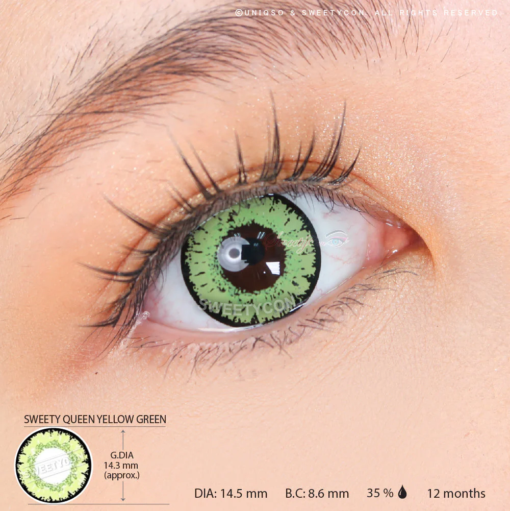 Sweety Queen Yellow Green (1 lens/pack) - Image 3