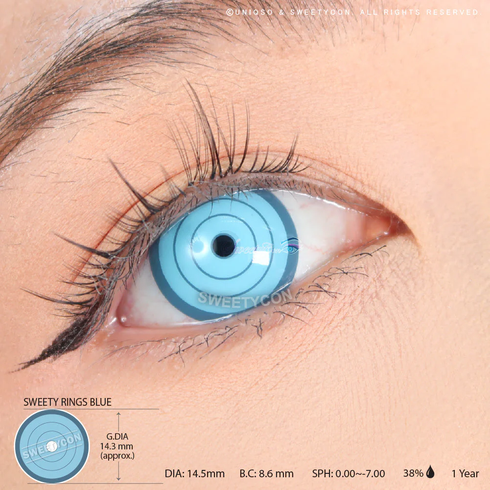 Sweety Crazy Rings Blue (1 lens/pack) - Image 3
