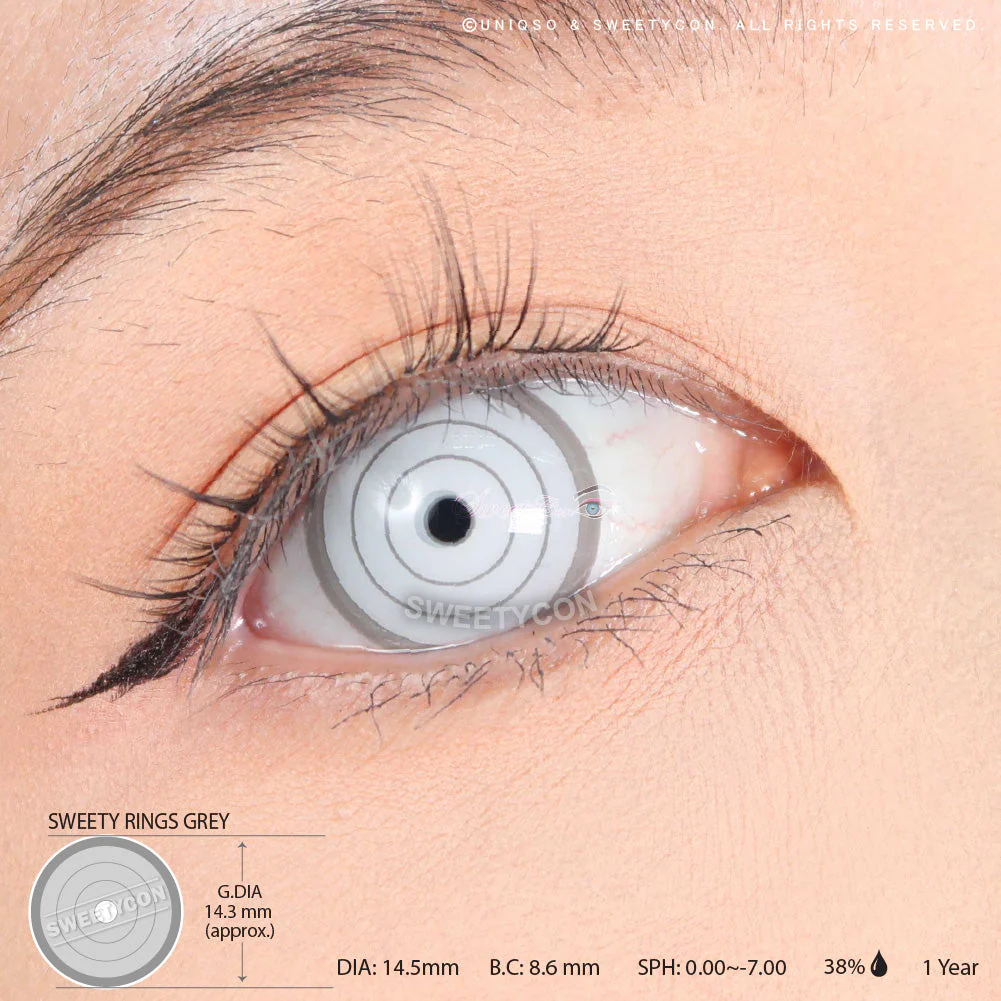 Sweety Crazy Rings Grey (1 lens/pack) - Image 3