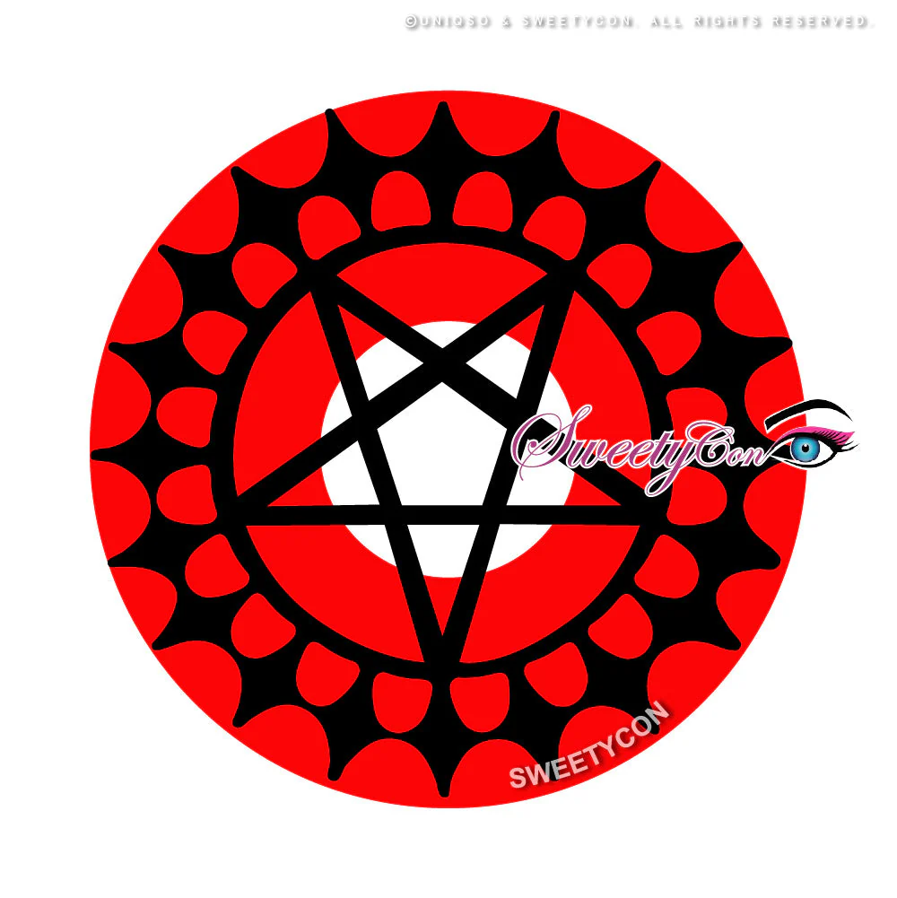 Sweety Red Pentagram (1 lens/pack) - Image 6