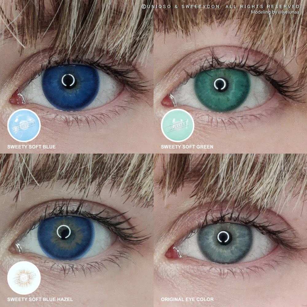 Sweety Soft Blue Hazel (1 lens/pack) - Image 3