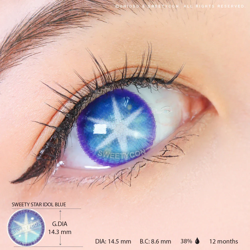 Sweety Star Idol Blue (1 lens/pack) - Image 4