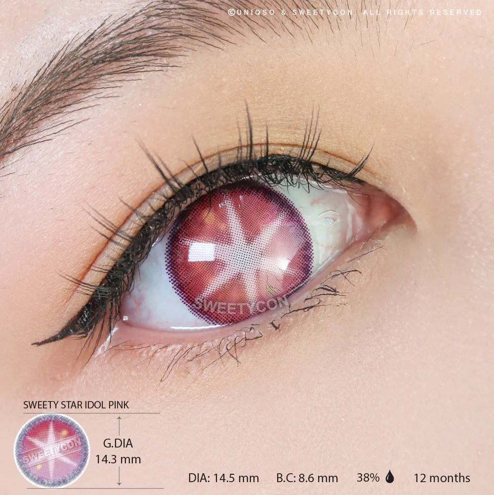 Sweety Star Idol Pink (1 lens/pack) - Image 3
