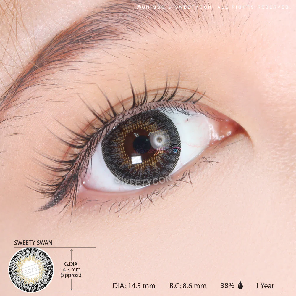 Sweety Swan Black (1 lens/pack) - Image 3