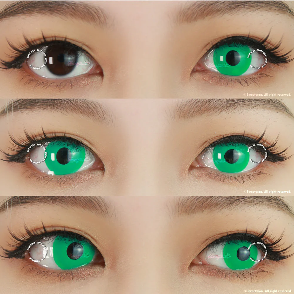 Sweety Crazy UV Glow Green (1 lens/pack) - Image 2