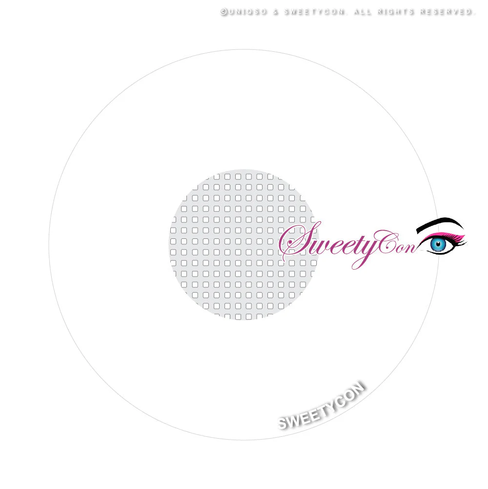 Sweety Mini Sclera UV White Blind Mesh (1 lens/pack) - Image 9