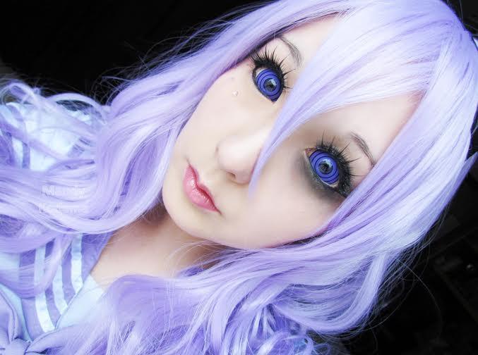 Sweety Violet Sclera Contacts Colossus/Purple Rings (1 lens/pack) - Image 2