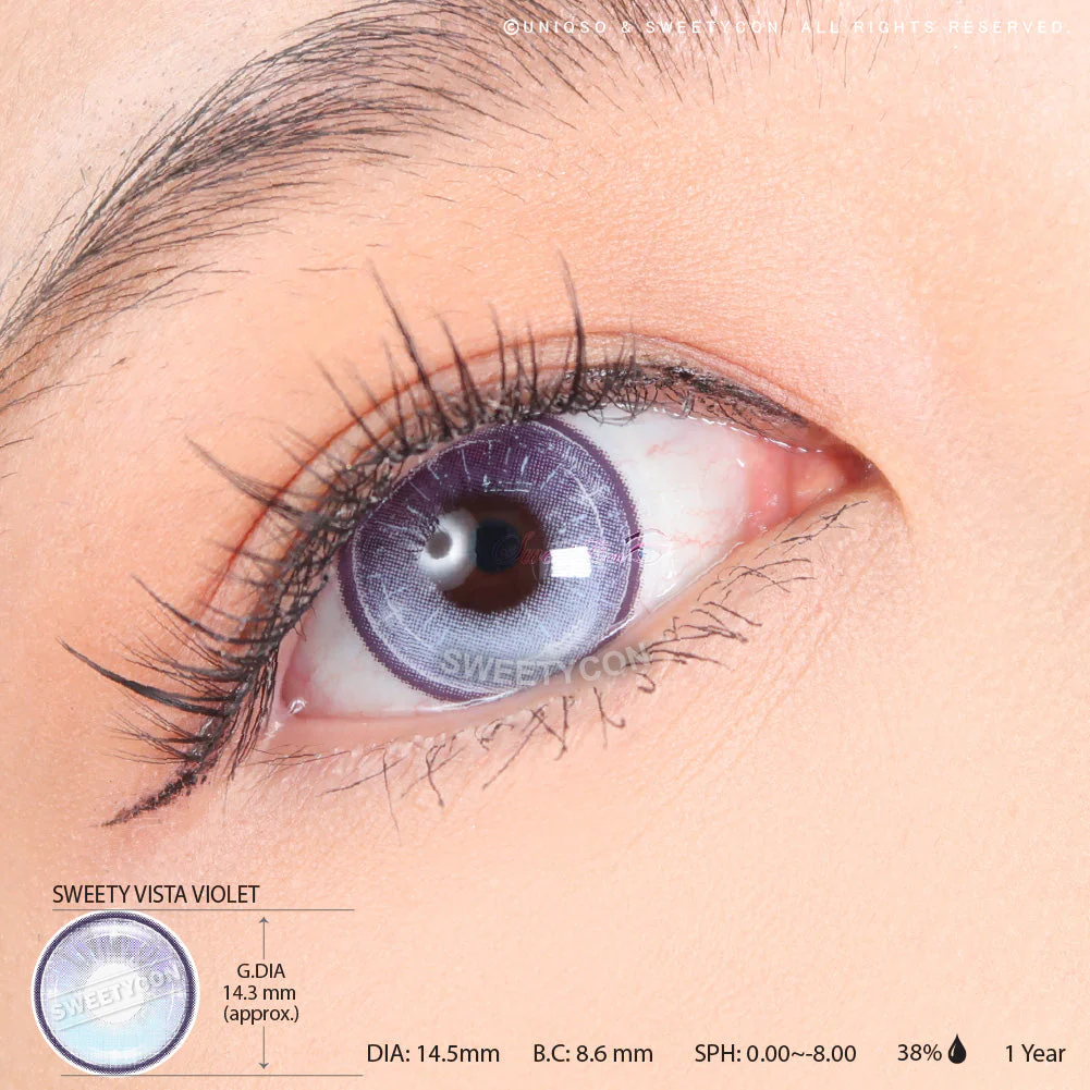 Sweety Vista Violet (1 lens/pack) - Image 3