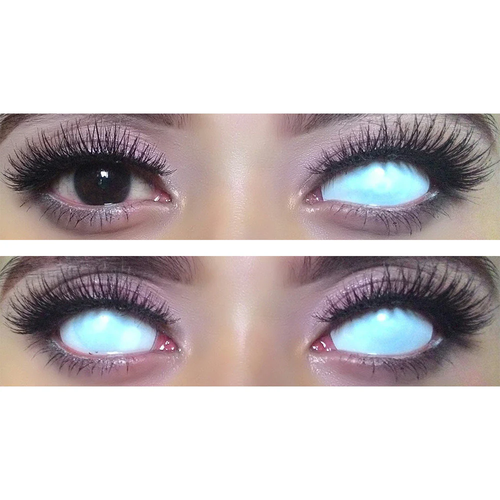 Sweety White Sclera Contacts Blind White (1 lens/pack) - Image 2