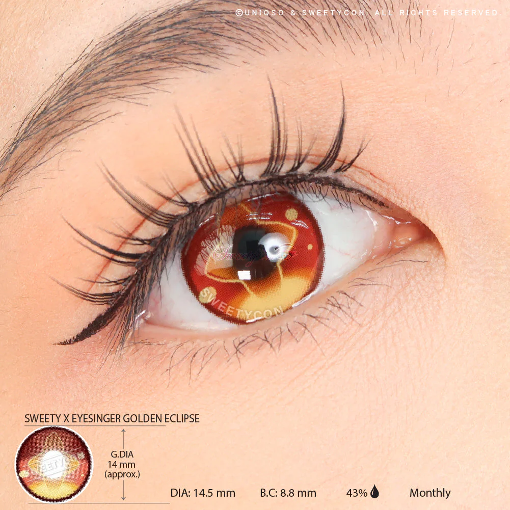 Sweety x Eyesinger Golden Eclipse (2 lenses/pack) - Image 3