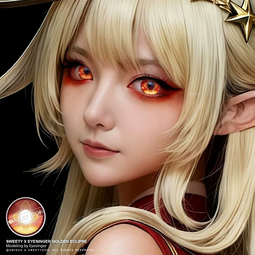 Sweety x Eyesinger Golden Eclipse (2 lenses/pack) - Image 8