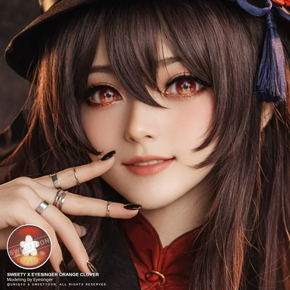 Sweety x Eyesinger Orange Clover (2 lenses/pack) - Image 8