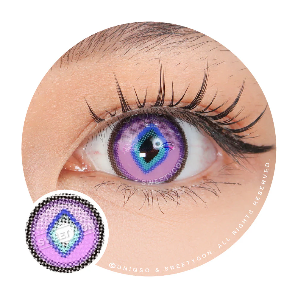 Sweety x Eyesinger Purple Diamond (2 lenses/pack)