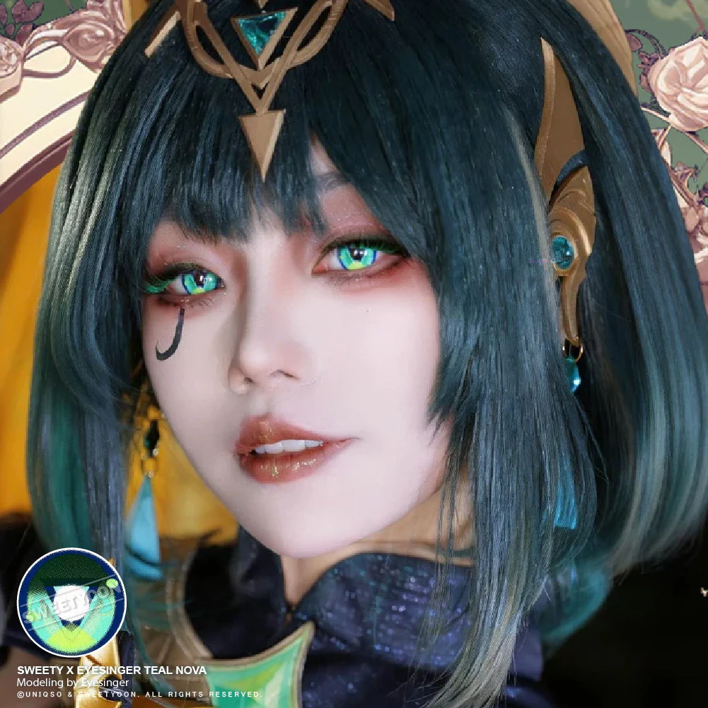 Sweety x Eyesinger Teal Nova (2 lenses/pack) - Image 6
