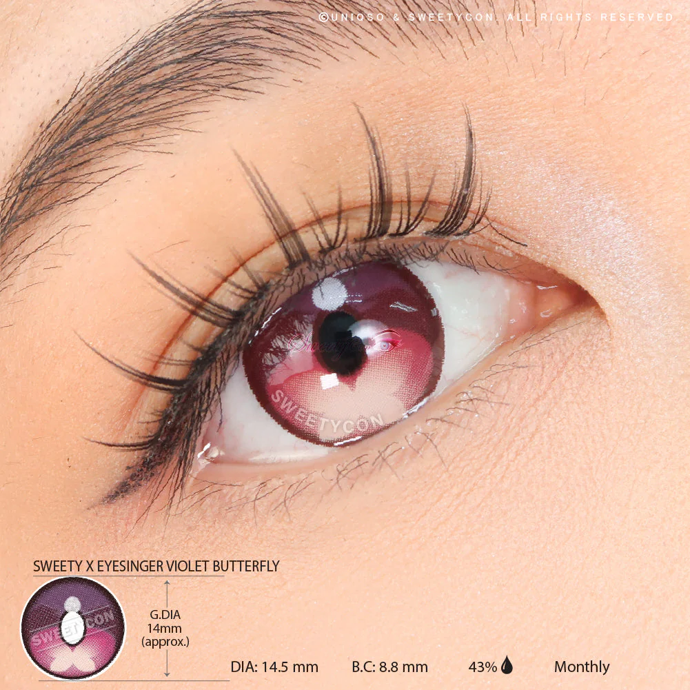 Sweety x Eyesinger Violet Butterfly (2 lenses/pack) - Image 3