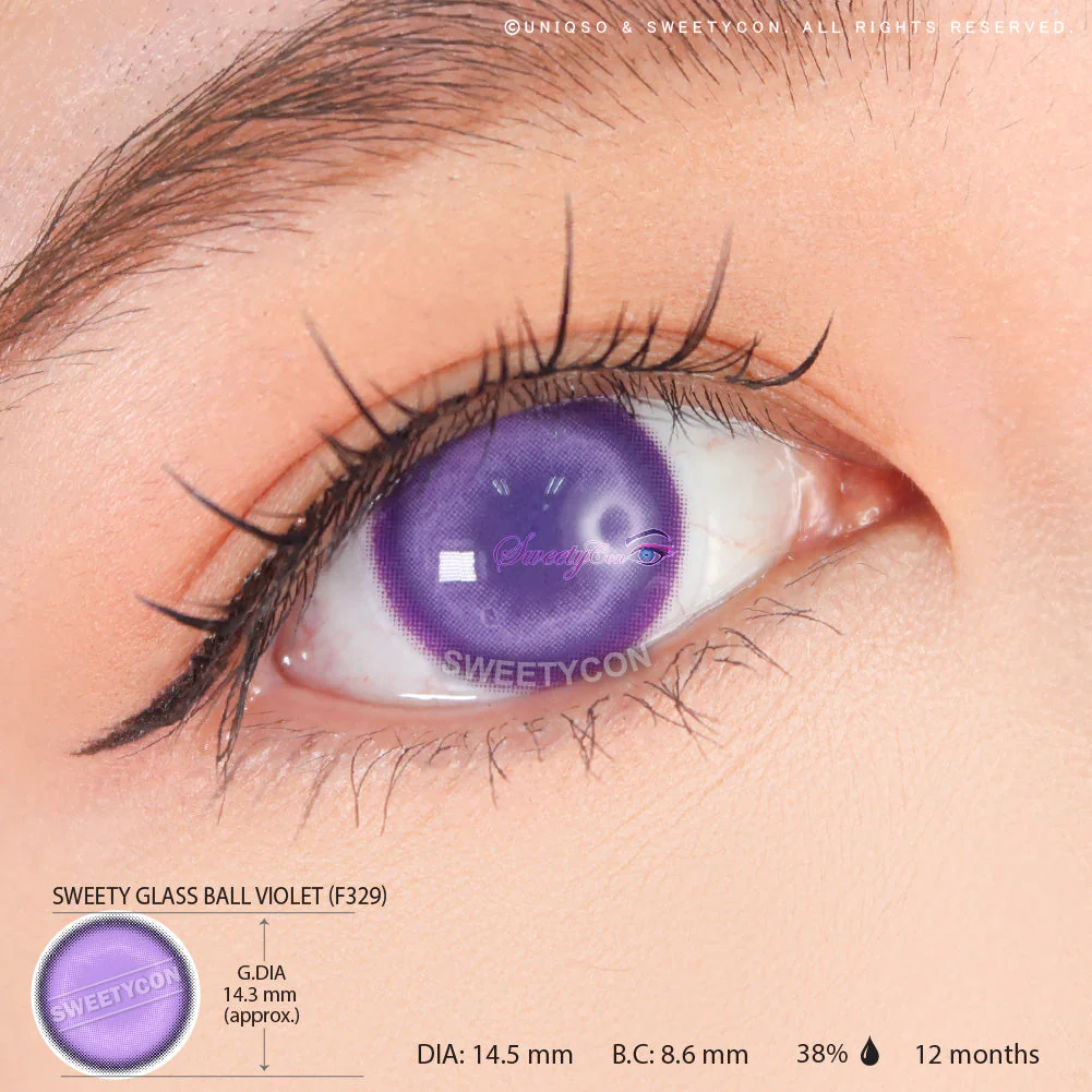 Sweety Glass Ball Violet (1 lens/pack) - Image 4