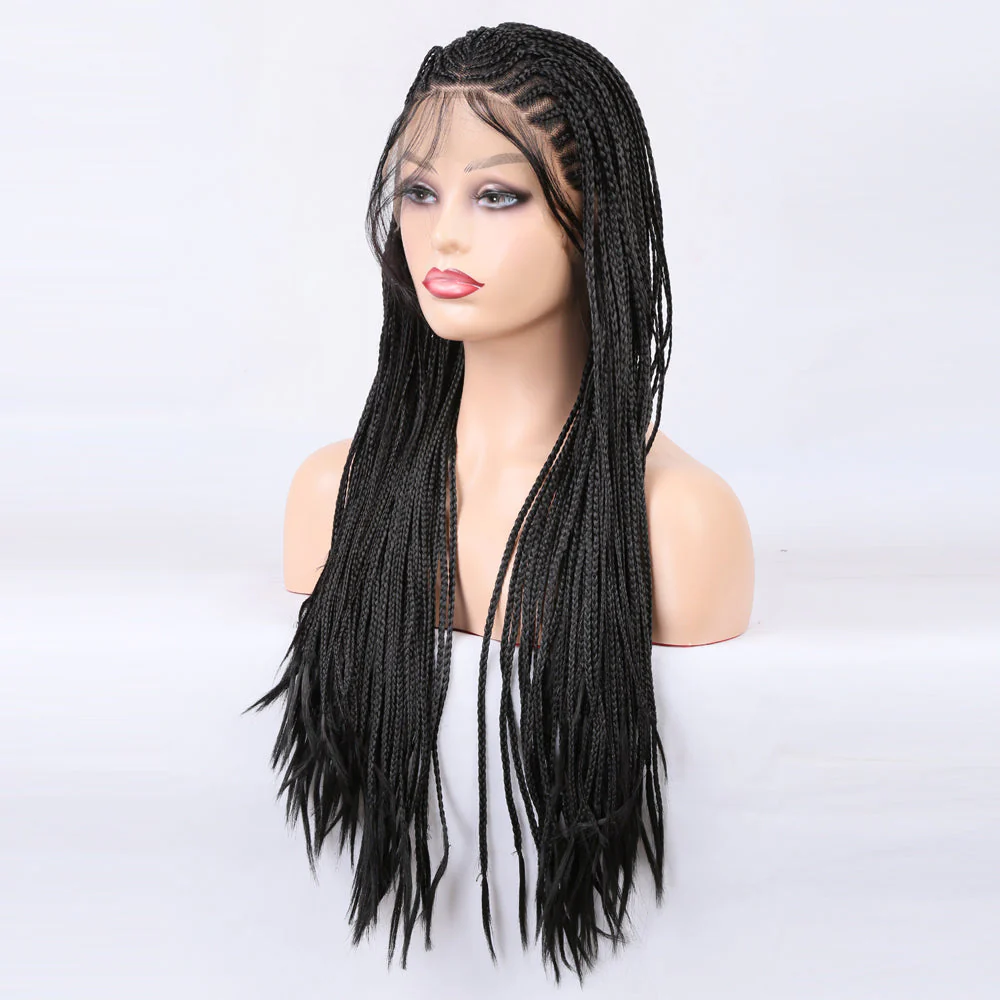 True Glam Braided Front Lace Wig - Image 2