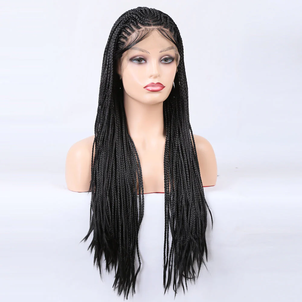 True Glam Braided Front Lace Wig - Image 3
