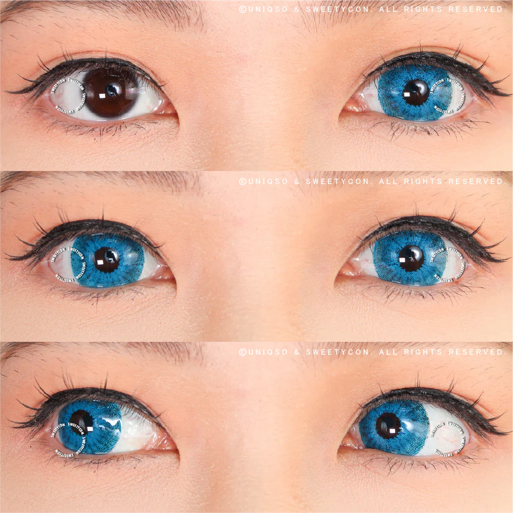 Sweety Mini Sclera Blue Devil (1 lens/pack) - Image 2