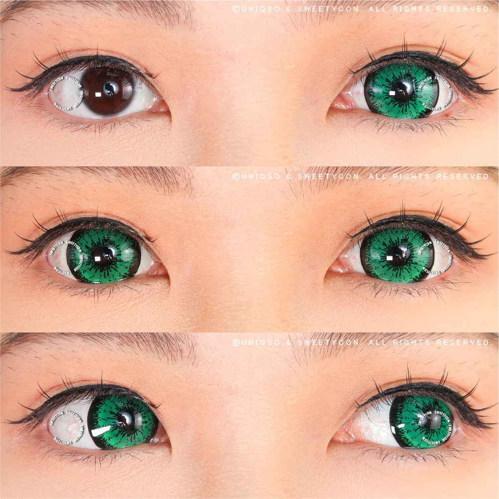 Sweety Mini Sclera Tokyo N Green(1 lens/pack) - Image 2