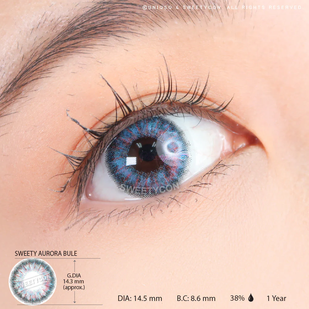 Sweety Aurora Blue (1 lens/pack) - Image 3