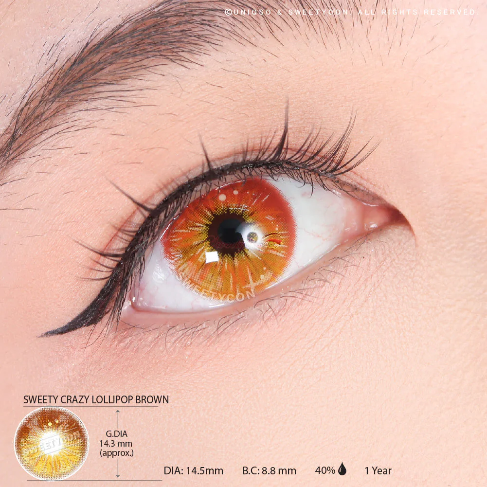 Sweety Crazy Lollipop Brown (1 lens/pack) - Image 3