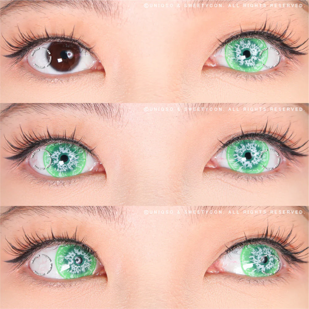 Sweety Crazy White Walker Green (1 lens/pack) - Image 2