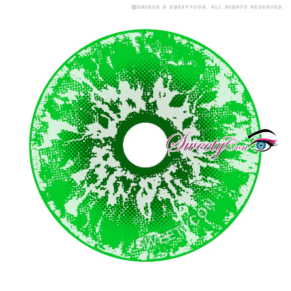 Sweety Crazy White Walker Green (1 lens/pack) - Image 7