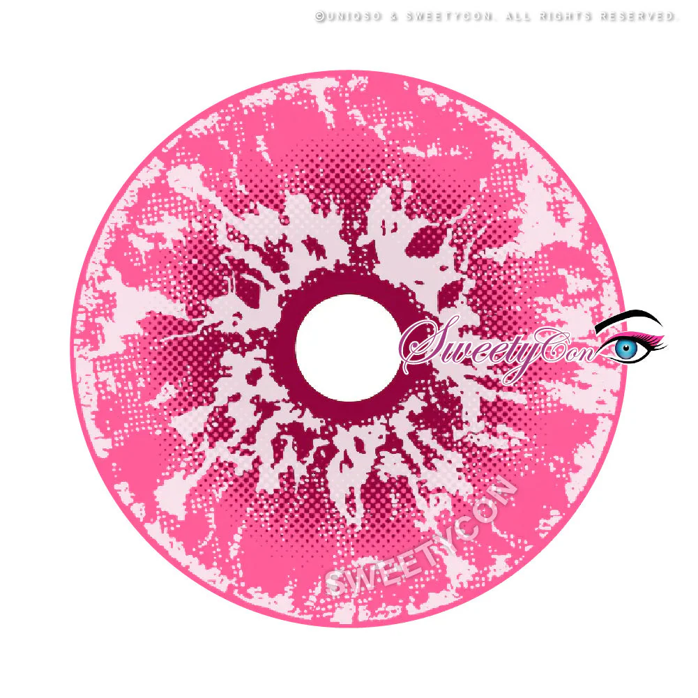 Sweety Crazy White Walker Pink (1 lens/pack) - Image 7