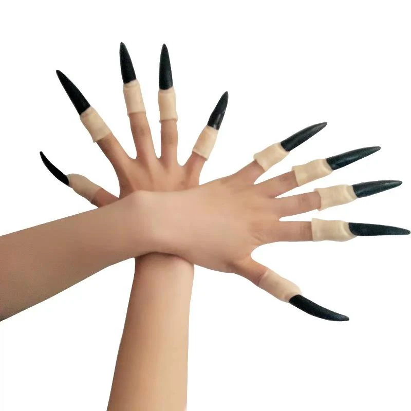 Vampire / Witch Devil Fake Nails