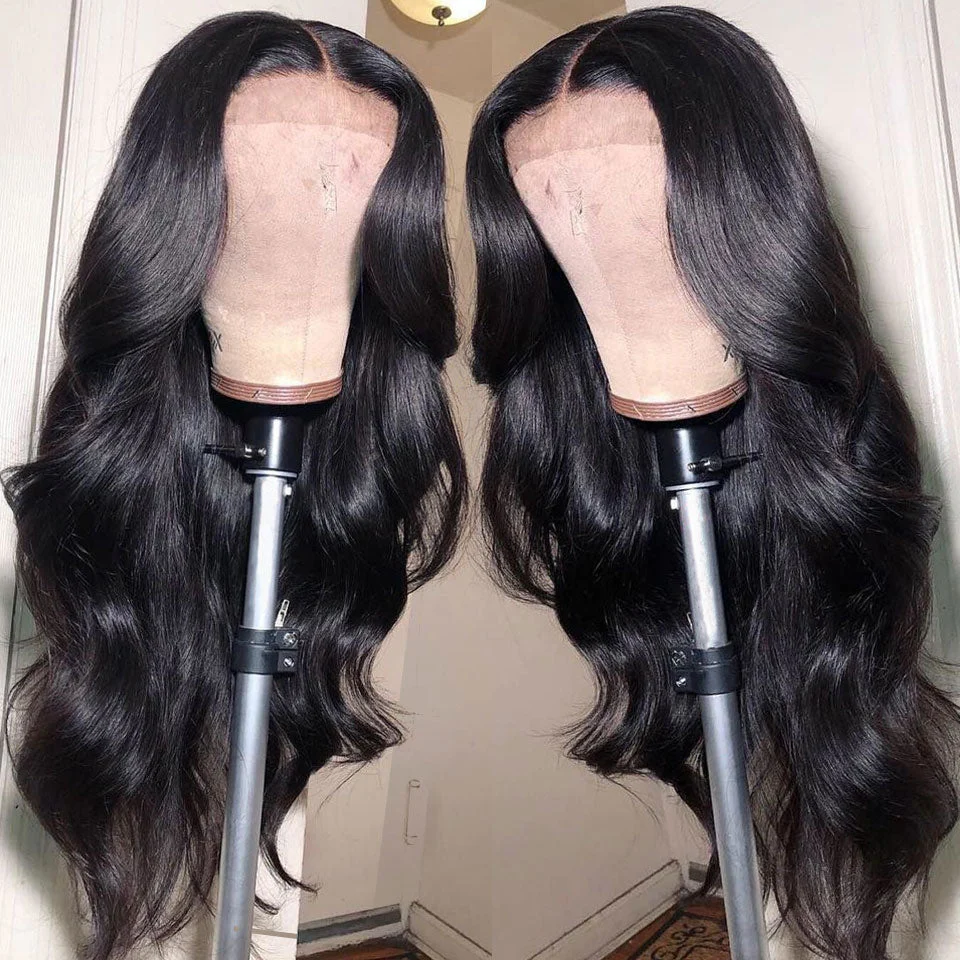 Premium Wig - Velvet Pumplin Front Lace Body Wave Hair Wig - Image 4
