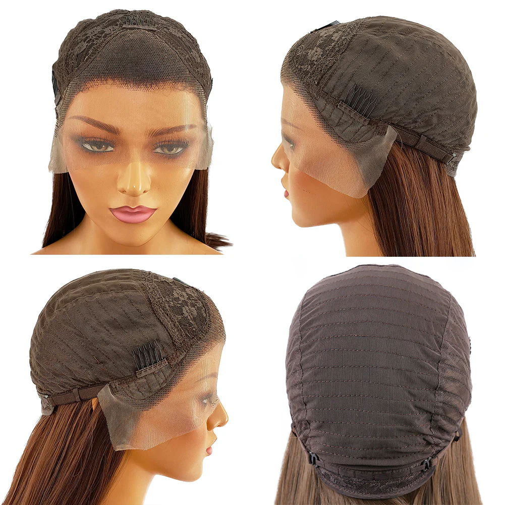 Premium Wig - Velvet Pumplin Front Lace Body Wave Hair Wig - Image 5