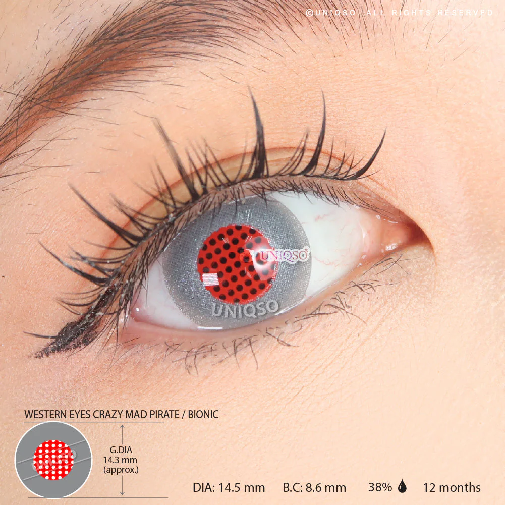 Western Eyes Crazy Mad Pirate / Bionic (1 lens/pack) - Image 3