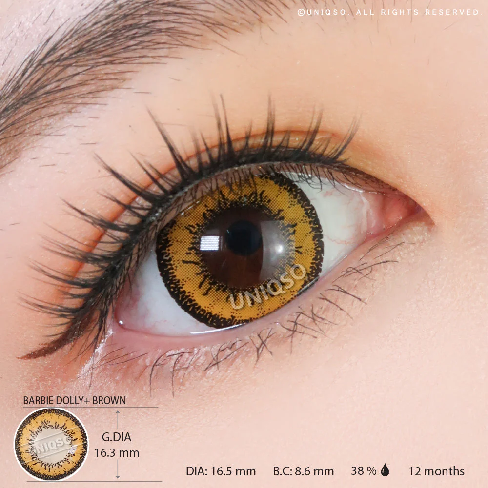 Western Eyes Dolly+ Brown (1 lens/pack) - Image 3