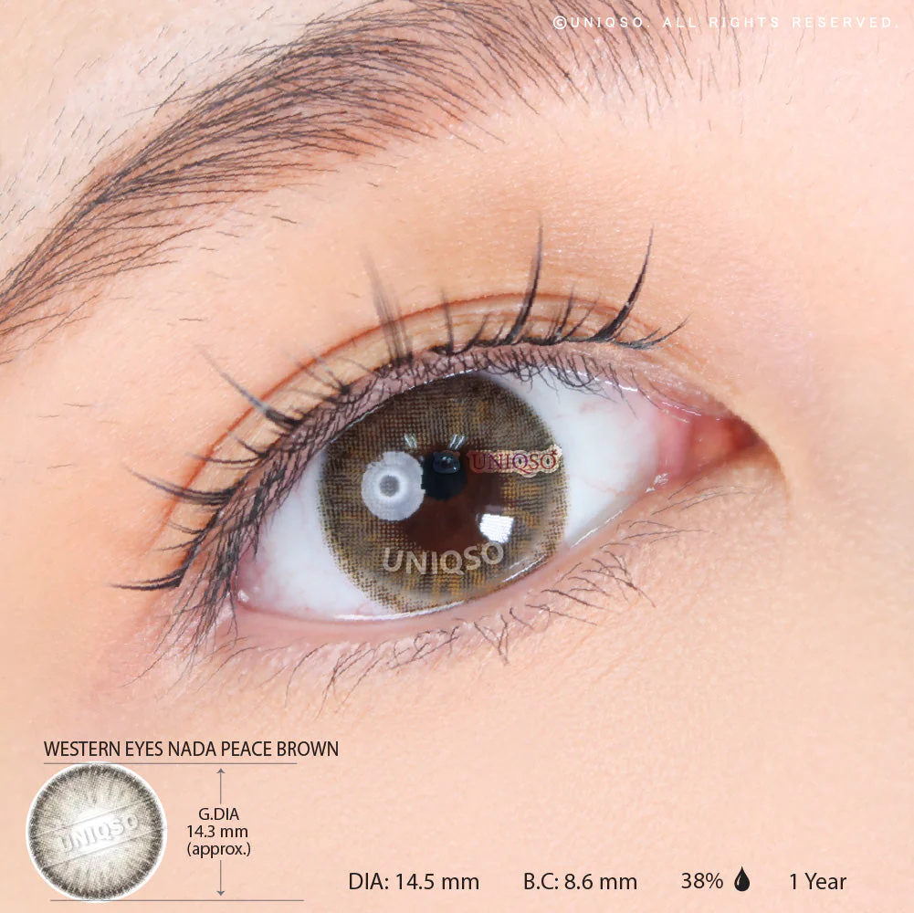 Western Eyes Nada Peace Brown (1 lens/pack) [Exp: 06/2027] - Image 3