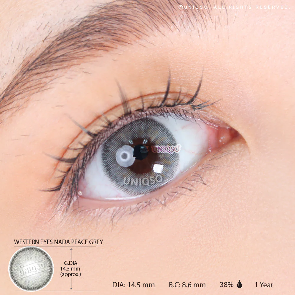 Western Eyes Nada Peace Grey (1 lens/pack) - Image 3