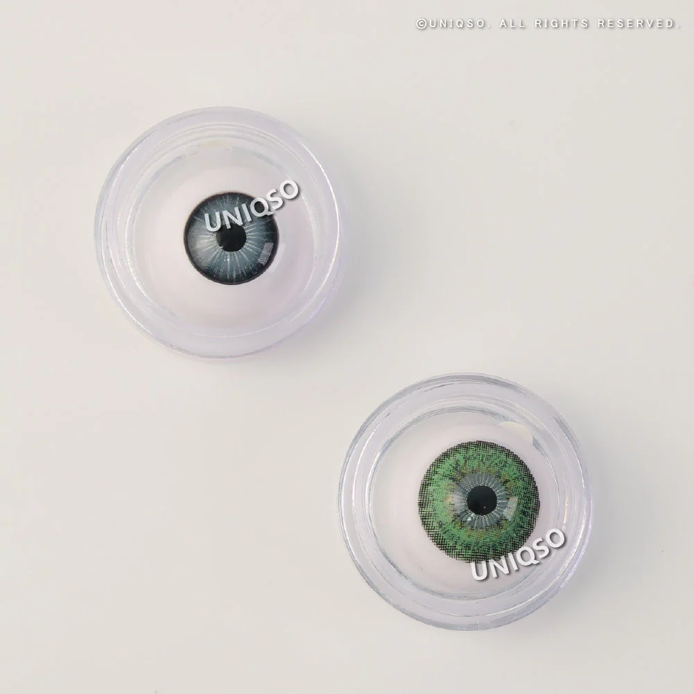 Western Eyes Puffy 3 Tones Green (1 lens/pack) - Image 4