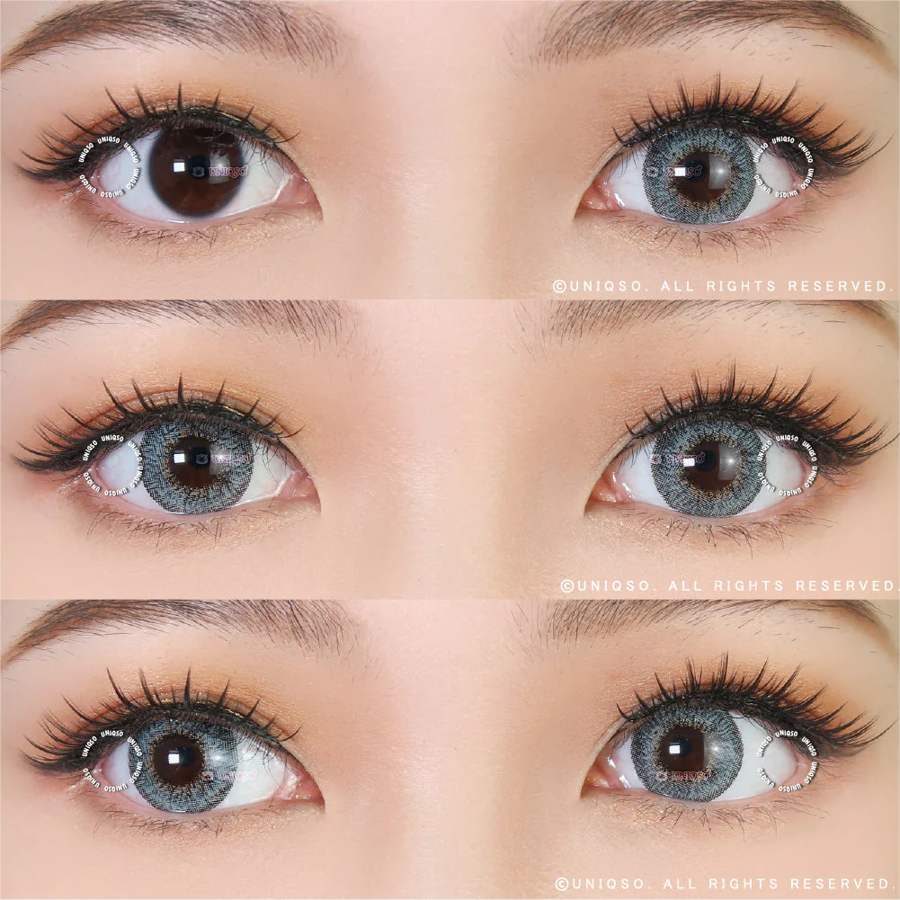 Western Eyes Puffy 3 Tones Grey (1 lens/pack) - Image 2