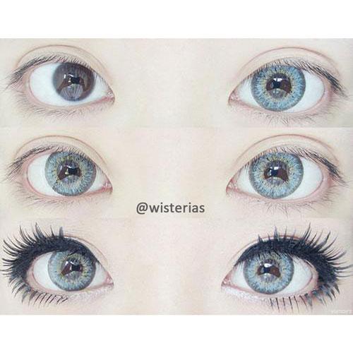 Western Eyes Puffy 3 Tones Grey (1 lens/pack) - Image 7