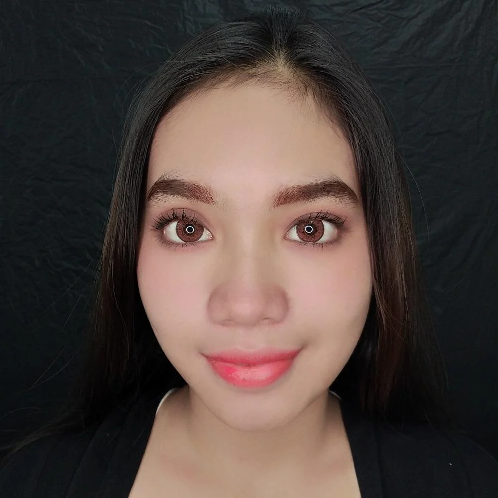 Western Eyes Puffy 3 Tones Hazel (1 lens/pack) - Image 3